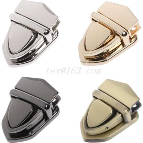 4Colors 1Pc Turn Locks Twist Lock DIY Metal Clasp Handbag Shoulder Bag Purse Perfect for Purses, Bags, Leather, Handbag, Wallet