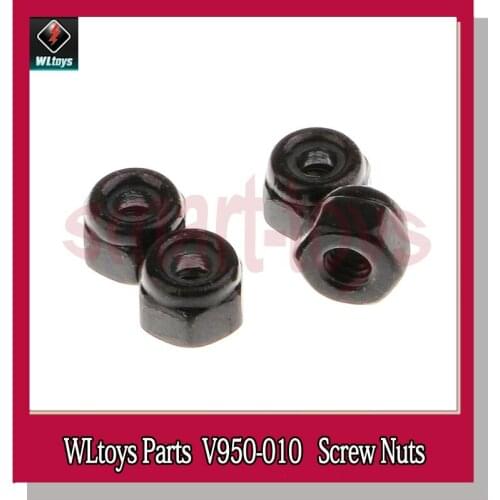 4pcs V950 Screw Nuts V950-010 Nuts for WLtoys V950 6CH RC Helicopter Spare Parts
