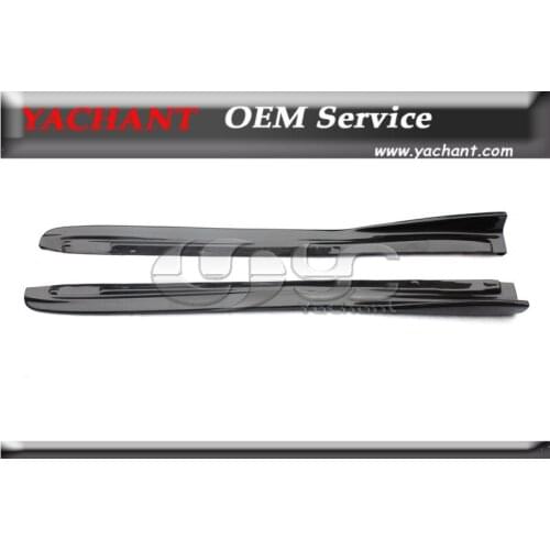 Car-Styling CS Bottom Line Style Carbon Fiber Side Skirt Extension For 2004-2007 Subaru Impreza WRX STI 8-9th GDA GDB
