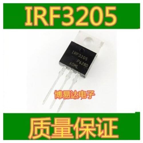 Free Shipping 50pcs IRF3205 IRF3205PBF 55V 110A
