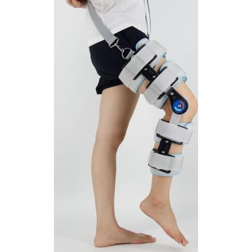 FIRECLUB Adjustable knee joint knee orthosis support fracture meniscus fixed splint leg protection belt(ASK-KN-02)
