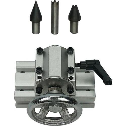 CNC tailstock center height 55mm for rotary Axis 4th A Axis Engraver Milling Machine