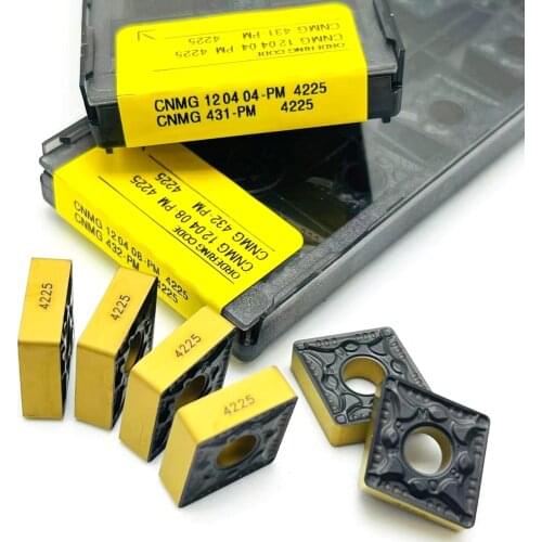 CNMG120404 CNMG120408 PM 4225 Carbide Inserts Turning Inserts CNMG Metal Lathe Tools CNMG 120408 PM4225 Turning Inserts