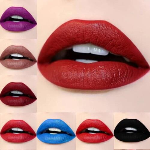 Matt Lip Gloss 12 Colors Nude Matte Liquid Lipstick Mate Waterproof Long Lasting Moisturizing Lipgloss Lip Makeup Cosmetics
