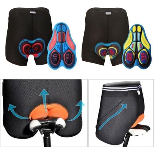 Mens Cycling Shorts Gel Padded Bike Shorts Short Pants Tight Shorts Mountain Road Bike Bicycle Underwear with Cushion Men