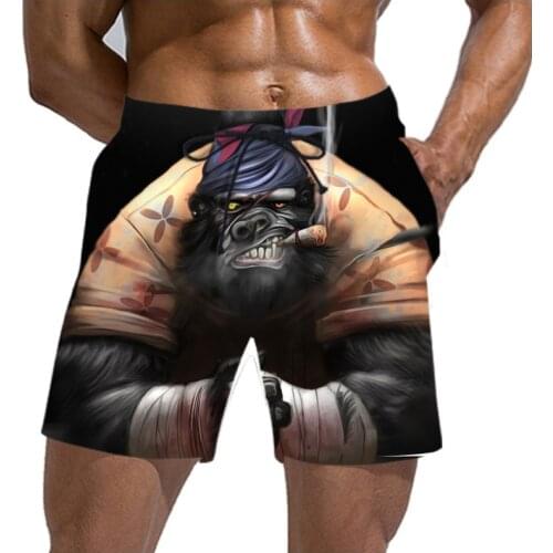 2021 Summer Swimwear Men Swimsuit 3D pattern Boy Swim Suits Boxer Shorts Swim Trunks Swimming Surf Banadores mayo sungas