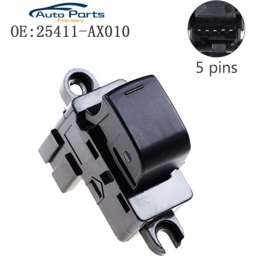 New Electric Power Window lifter Switch Button For Nissan Tiida 25411-AX010 25411AX010 25411-AX000
