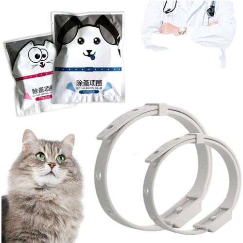 Pet Cat Dog Anti Flea Mite Tick Collar No Flea Grooming Tool Removal Flea Effect Kitten Remedy Neck Strap Collar Puppy Products