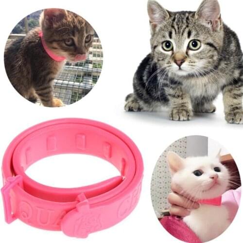 Pet Dog Cat Flea Collar Against Anti Tick Quick Kill Remove Pet Protect Repel Rubber Necklace Pet Gift New Flea Killer