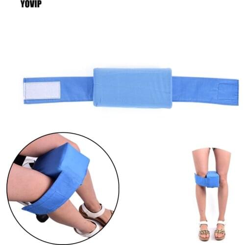 Foam Knee Leg Pillow with Adjustable Removable Strap Ear Plug For Sleeping Knee Ease Pillow Cushion Comfort Bed Sleeping Relief