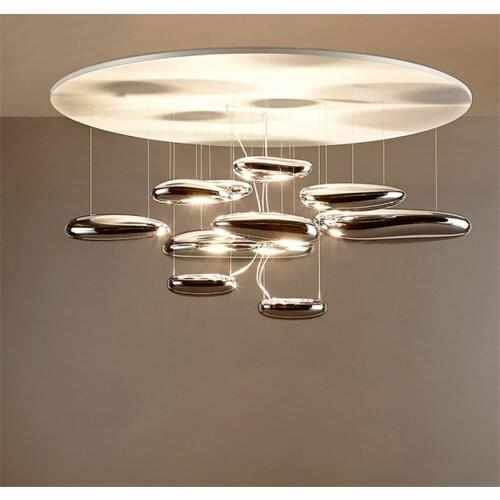 Modern Artemide Mercury Metal Ceiling Light Creative Living Room Pendant Lamp Lighting Fixture LED Suspension Lamps PA0681