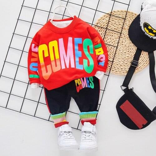 BibiCola new spring autumn boys clothing sets 3pcs boys cartoon outerwear coat fashion sport outfits children tracksuit clothing
