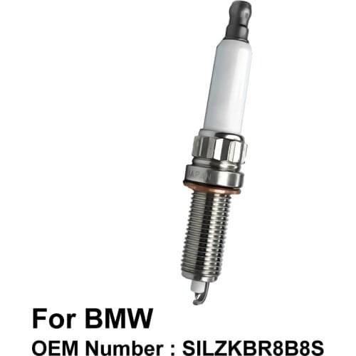 COWTOTAL Nickel Alloy Spark Plug SILZKBR8B8S for BMW 3 Series 5 Series