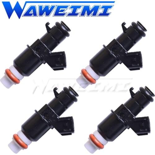 WAWEIMI 4 Pieces Fuel Injector OE 16450-RZP-003 For Honda CVR 3 2008 Guards Engine 2.0i L4 16450RZP003