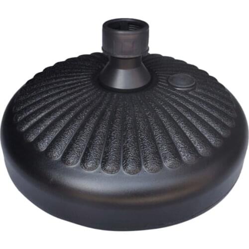 E7CB Multipurpose Garden Yard Umbrella Base Stand Round Plastic Patio Umbrella Holder for Outdoor Lawn Garden High Weight Cap