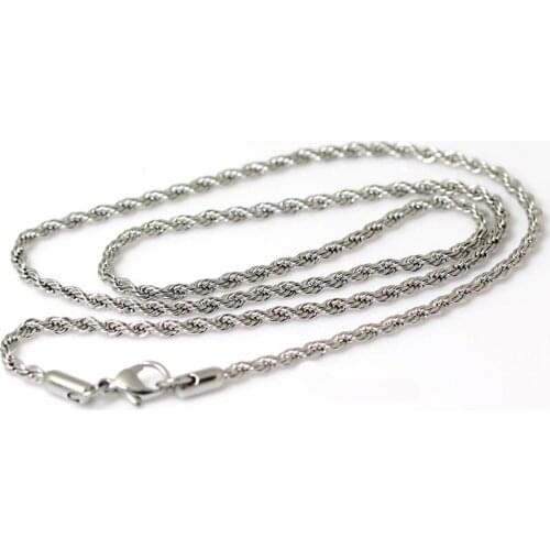 Beadsnice Women chain alloys stainless steel necklace free nickel free lead size 18inch 2.5mm link chain women necklace ID 4452