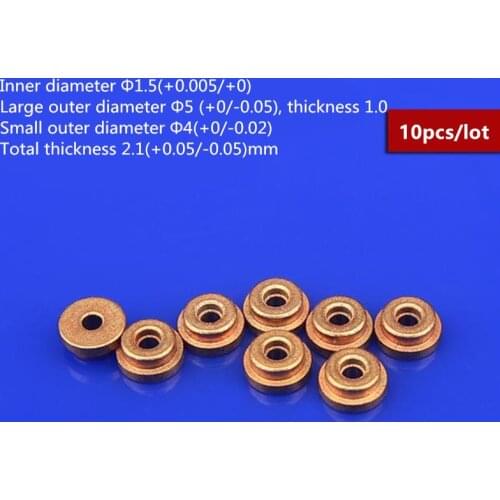 10pcs/lot Non-Magnetic Precision Oil Bearing Inner Diameter 1.5 Outer Diameter 5/4 Length 2.1/1