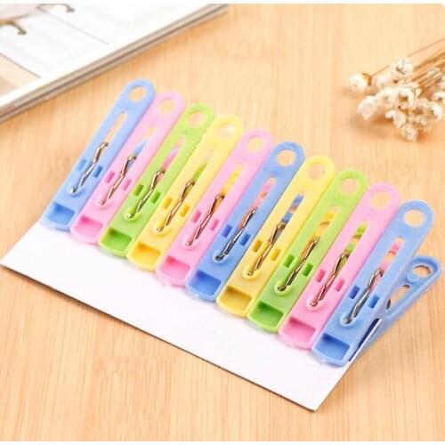 1000pcs/lot windproof clothespins plastic clothes clip Hanger underwear socks drying clip clothespins Hook LX1847