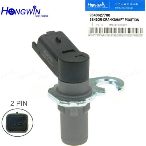 Genuine No.9640627780 Crankshaft Position Sensor Fits Peugeot 206 307 308 407 607 807 Expert Citroen Berlingo C4 C5 C6 C8 Jumpy