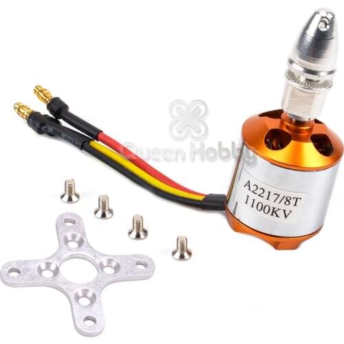 A2217 2217 1100KV 1250KV 2300KV RC Metal Brushless Outrunner Motor for RC Airplane Aircraft Plane Quadrocopter Multi-copter
