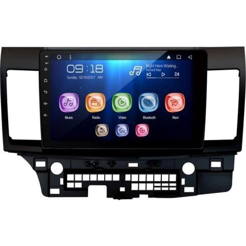 Allways 10.1" IPS Screen Android 9.0 Octa-core Ram 2GB Rom 32GB Car Multimedia for Mitsubishi Lanser-EX 2010-18 with 2.5D Touch