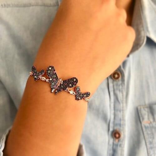 Auspicious road daisy pattern bangle 925 Sterling Silver Elevator Wristband Women Girls Jewelry Accessories Bracelet