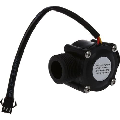 1-60L/Min DC 5-24V Hall Effect Water Flow Sensor Counter Meter FS300A
