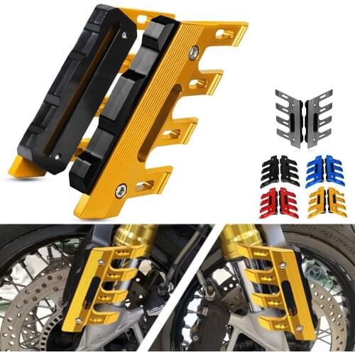 For YAMAHA vmax V-MAX 1200 1700 Motorcycle Mudguard Side Protection Mount Shock Absorber Front Fender Cover Anti-fall Slider