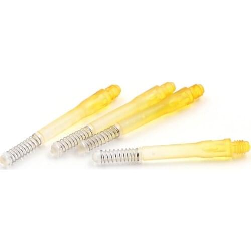 CUESOUL 4 pcs TERO AK7 Dart Shafts Built-in Spring Telescopic for Steel Tip Darts and Soft Tip Darts