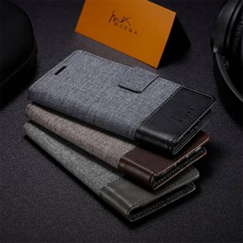 Canvas Wallet Case for Oppo REALME X K3 Case Realme 2 3 5 5S pro C2 Flip Stand Phone Cover for Oppo F5 A3S R9S Plus Card Case