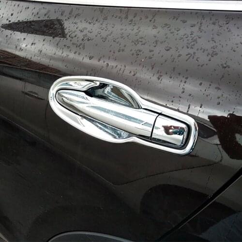 Chromium Styling For Renault Koleos 2018 2019 2020 Chrome Exterior Door Handle Bowl Cover Moulding Trim For Renault Samsung QM6