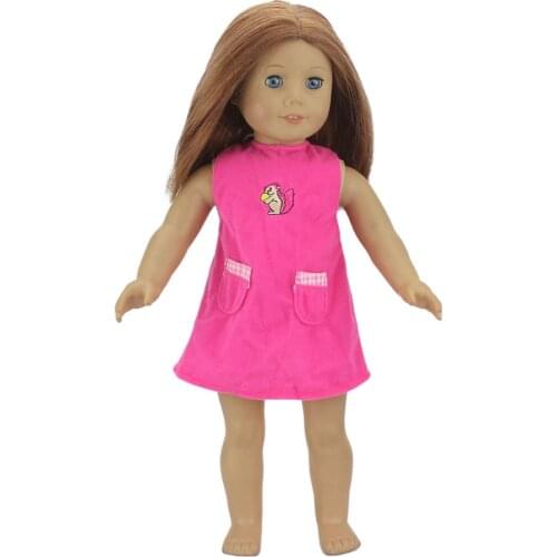 Red Leisure dress clothes fits for American girl 18" american girl doll alexander doll best gift