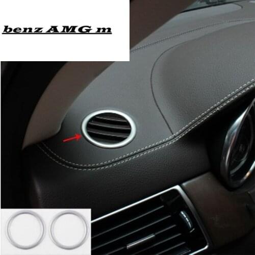 2PCS Car Styling Car Dashboard Air Conditioning Vent Cover Trim Accessories For Mercedes Benz ML350 W166 GLE Coupe C292 GL X166