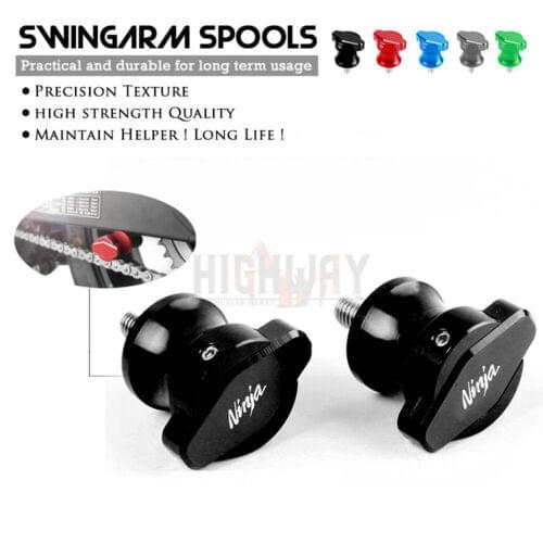 M8 Motorcycle CNC Aluminum Frame Stands Screws Sliders Swingarm Spools Slider For KAWASAKI NINJA 400 Z400 Z-400 2018-2020
