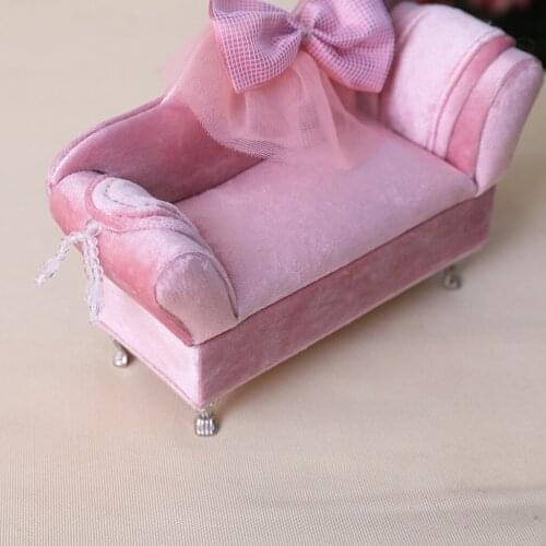 Furniture Shape Sofa Sofa Jewelry Rings Organizer Display Stand Box
