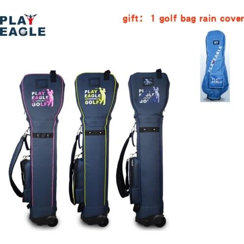 PLAYEAGLE Multifunctional Golf Bags for One Whole Set Golf Clubs Golf Pull Travel Bag With Wheels Free Gifts Golf Bag