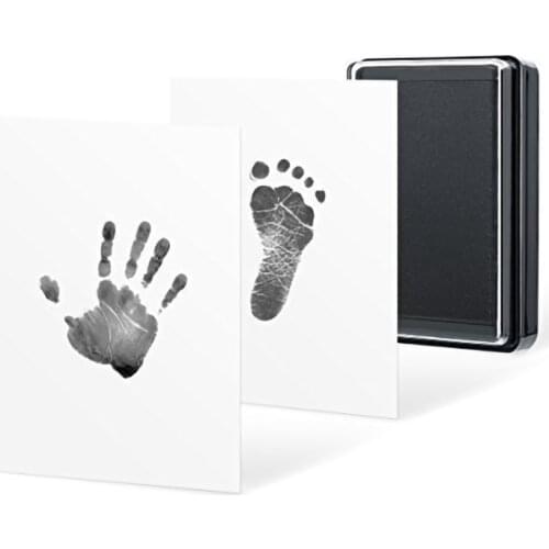 Non-Toxic Baby Handprint Footprint Imprint Kit Baby Care Baby Souvenirs Casting Newborn Footprint Ink Pad Infant Clay Toy Gifts
