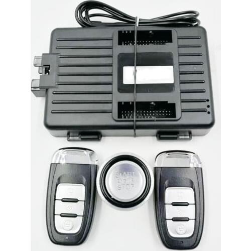 PLUSOBD Remote Starter 2 way Remote Engine Starter Car Alarm System DC 12V Car Alarm With Remote Engine Start For AUDI A4L Q5