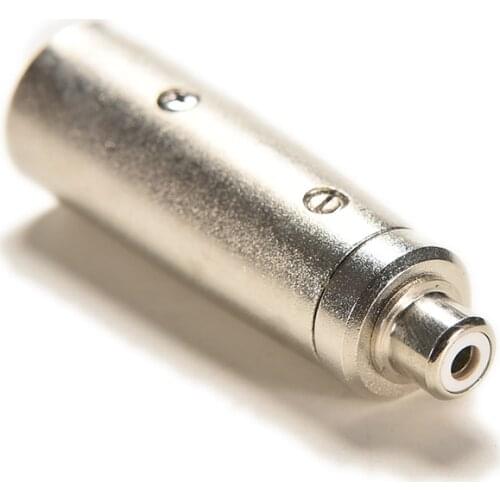 JETTING 3 Pin XLR Plug Male to RCA Female Audio Jack Adapter Connector Applied on Microphone Amplifier