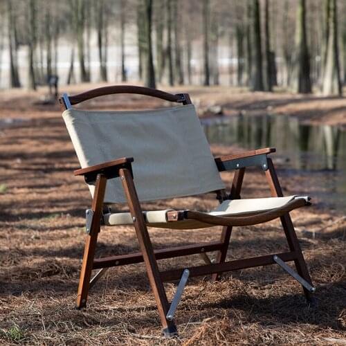 Solid Wood Garden Courtyard Beach Chairs Outdoor Furniture Camping Folding Fishing Chair Portable Hiking Picnic Leisure Armchair