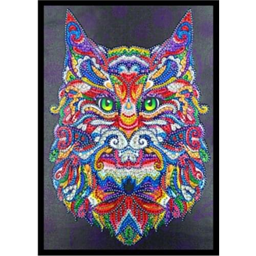 5D DIY Diamond Painted Owl Horse Special Diamond Cross Stitch Crystal Diamond Mosaic