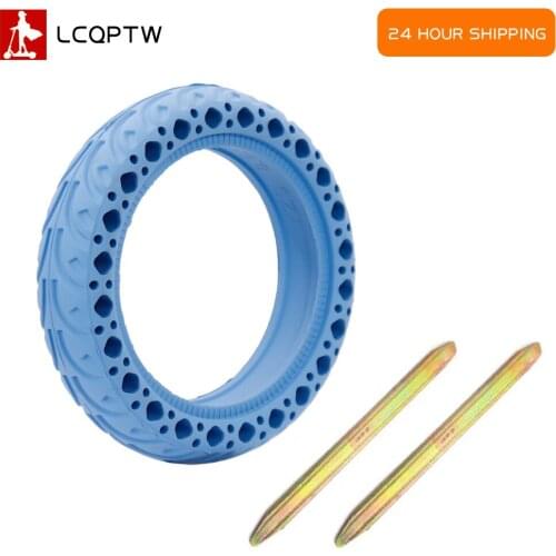 8.5 inch tyre Electric Scooter Honeycomb Shock Absorber Damping red Tyre Durable Rubber Solid Tire For Xiaomi Mijia M365 pro