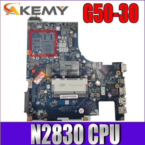 Akemy ACLU9 ACLU0 NM-A311 Laptop motherboard For lenovo Ideapad G50-30 SR1W4 N2830 CPU Main board works