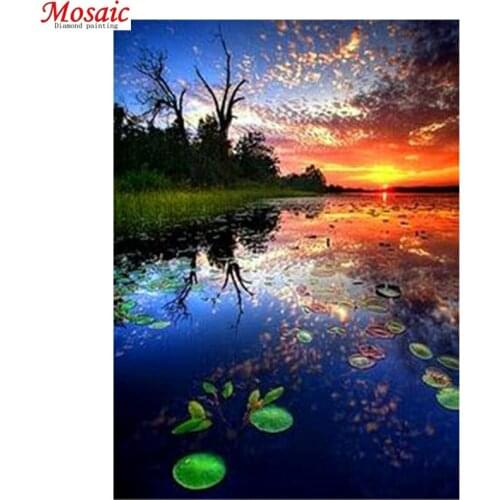5D DIY Diamond Painting Scenery Landscape Diamond Embroidery Cross EmbroideryDecor Home