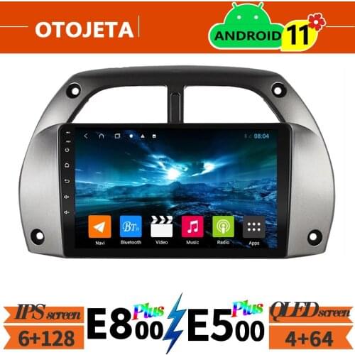 Toyota RAV4 2002 2003-2006 Car Radio Stereo GPS Navigator 6GB Ram 128GB Rom Autoradio 2Din Android10 Bluetooth Multimedia Player