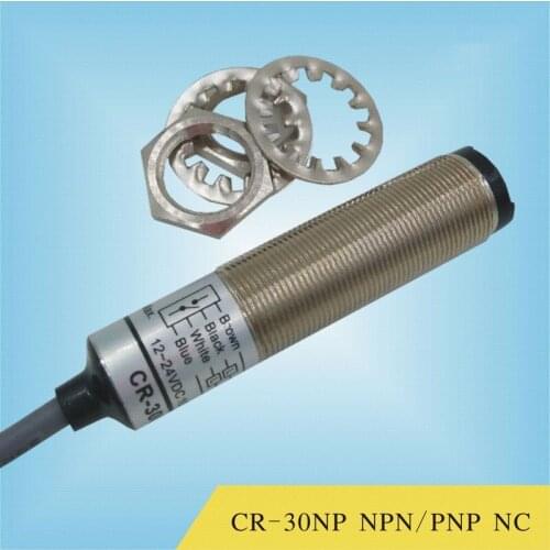Knox diffuse reflective CR-30NP sensing distance adjustable photoelectric switch sensor NPN / PNP