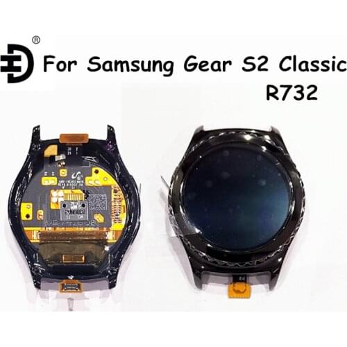 Original Display For Samsung Gear S2 Classic R732 LCD Diaplay Touch Screen Digitizer For Samsung Watch R732 LCD Replacement