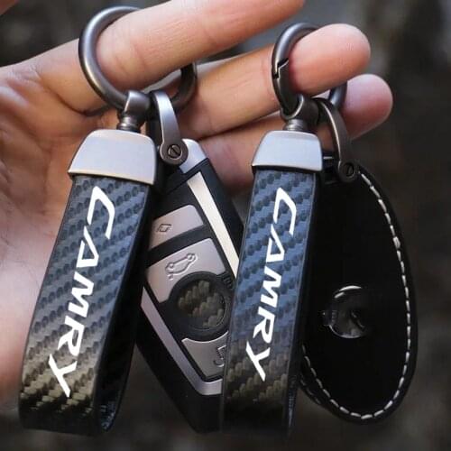 For Toyota Camry 40 50 2007 2008 2009 2018 Car Accessories Key Chains Keychain Holder Key Ring Lanyard for Keys Car Styling