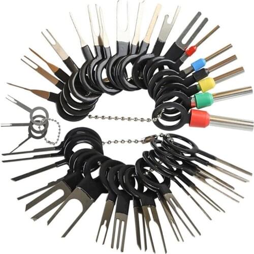 39 PCS Car Plug Terminal Removal Tool Pin Needle Retractor Pick Electrical Wire Puller Hand Tools Kit For Connector Terminal