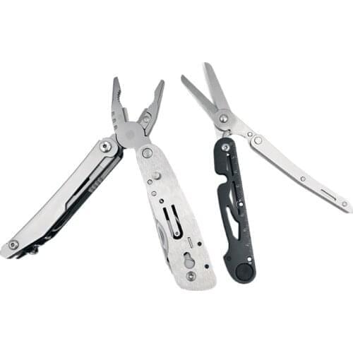 Multitool 10 in 1 with Folding Mini Knife Saw Screwdrivers Multifunctional cutting pliers Hiking Emergency Survival